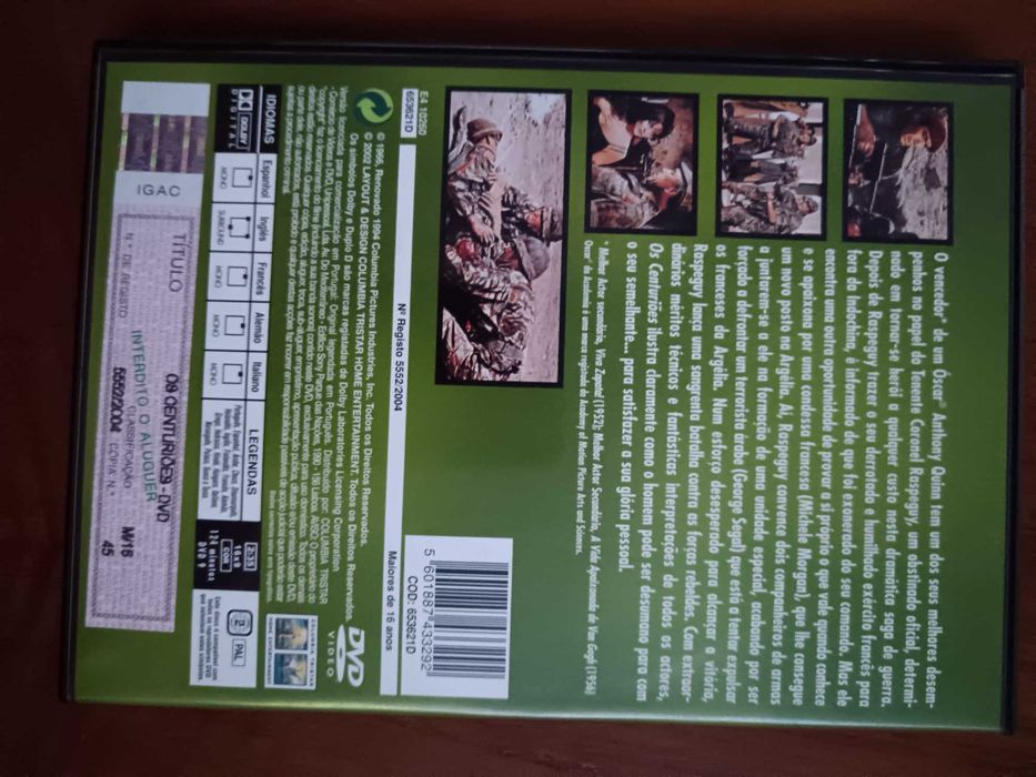 filme dvd original - os centuriões