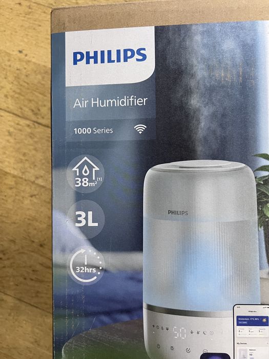 Humidificador Philips Series 1000 Wi-Fi (HU1509/00) – Novo em Caixa