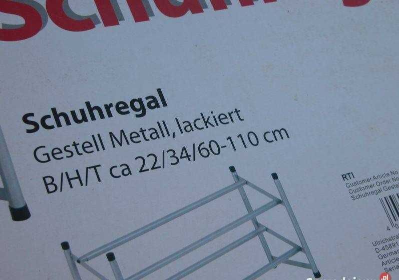 metalowy stojak regał