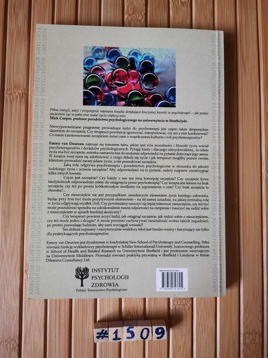 Van Deurzen Psychoterapia a poszukiwanie szczęścia Real foty