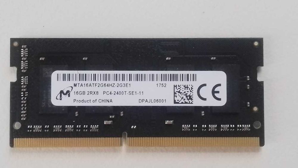 DDR4 16gb sodimm Micron 2400 оперативна пам'ять для ноутбука
