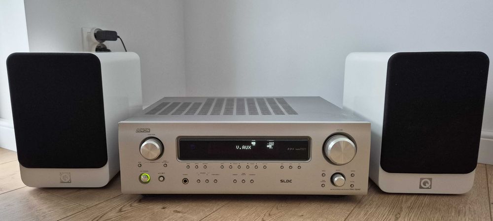 Amplituner Denon DRA-700AE + QACOUSTICS QA2020i - stan BDB