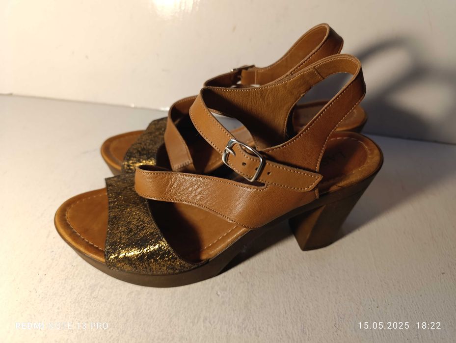sandały skórzane Lasocki