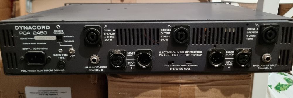 Dynacord pca 2450 końcówka mocy, wzmacniacz