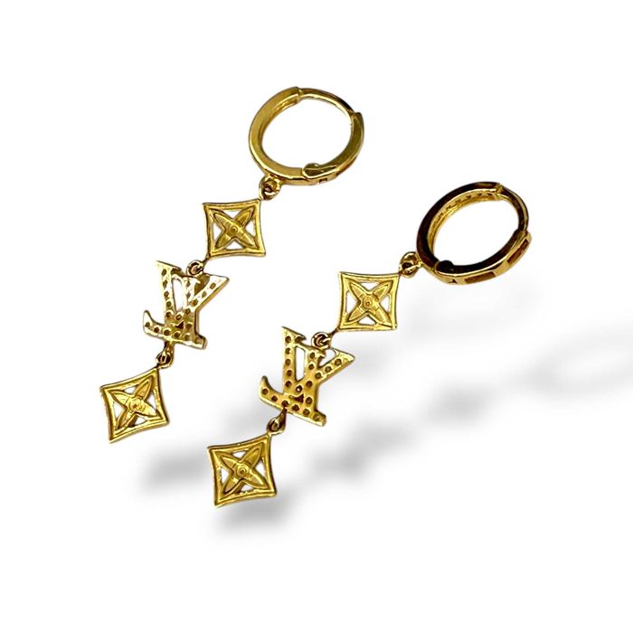 Nowe złote kolczyki PR.585 14K