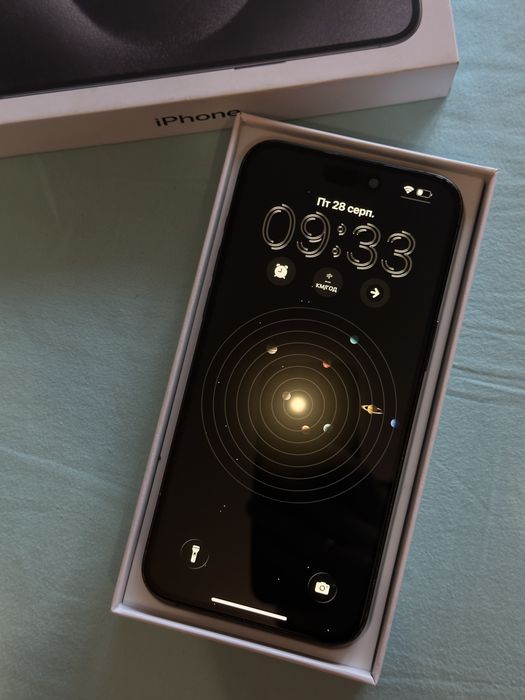 Iphone 15 Pro Max Black Titanium 256 gb