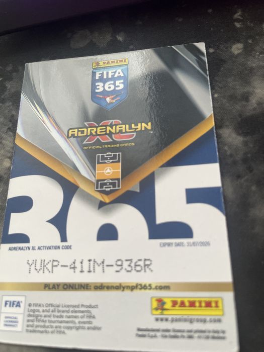 Karty piłkarskie fifa 365