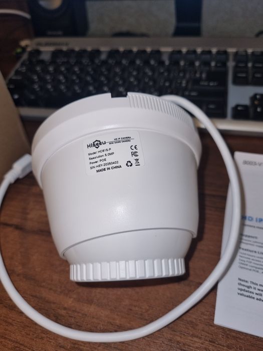 IP PoE Камера видеонаблюдения Hiseeu внутренняя 5 Mp