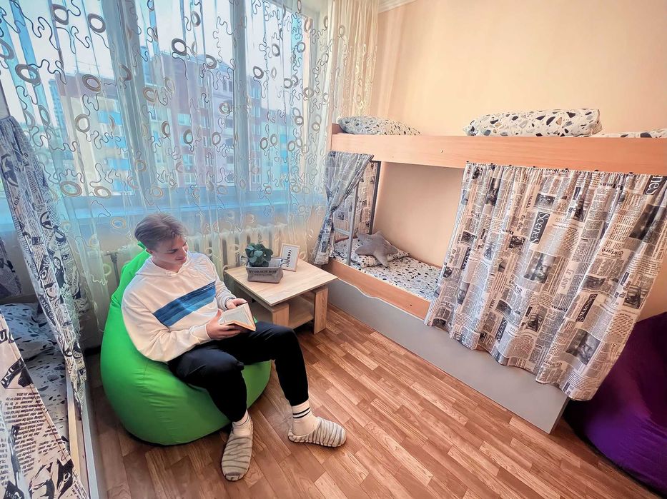 Современный хостел с отоплением для студентов метро Лыбедская.