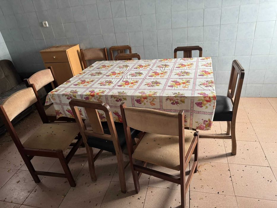 Mesa extensivel em madeira