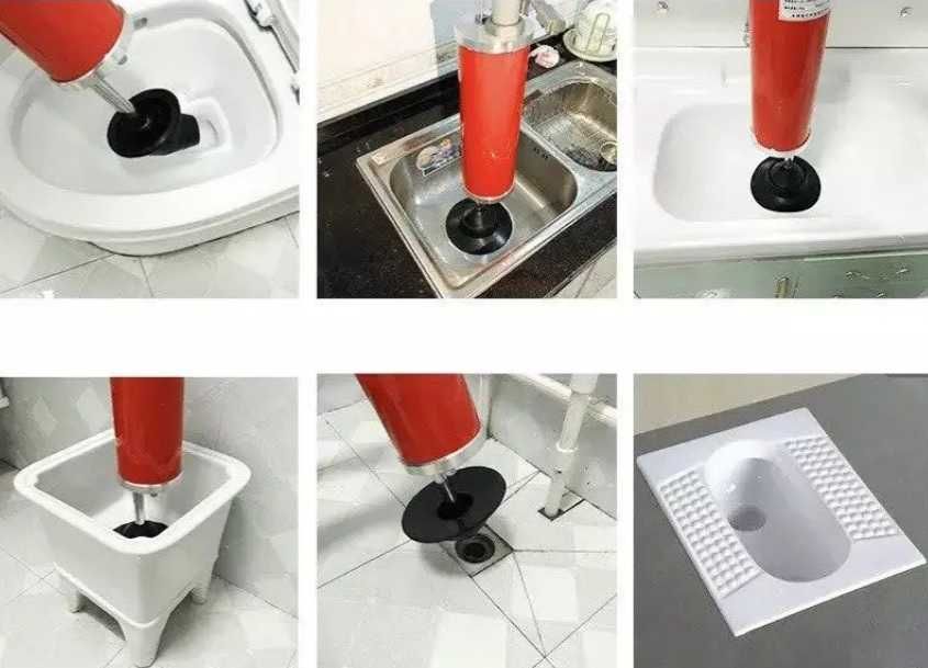 Dali GQ-4 пневматический вантуз, для прочистки труб и канализации.