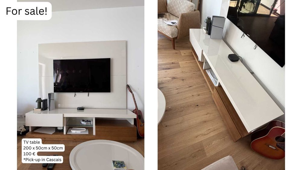 Furniture: mesas, sofa, aparador