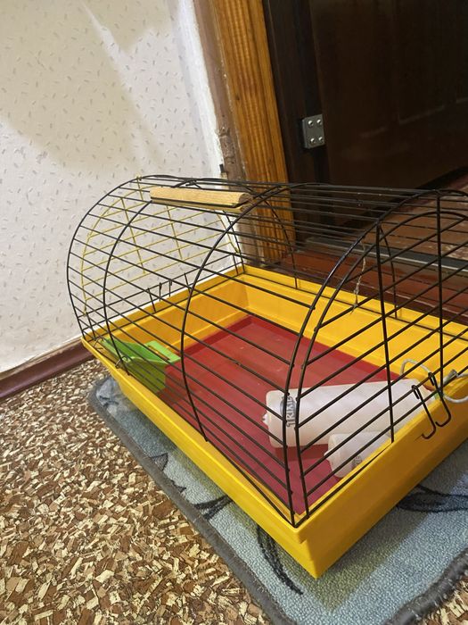 Клітка - переноска для хомʼяка б/у ( дуже гарний стан)