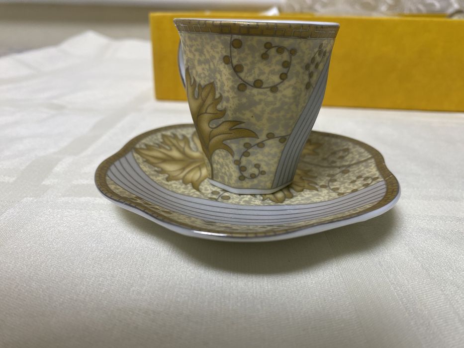 Кавовий порцеляновий сервіз H&H Gold collection fine porcelain japan