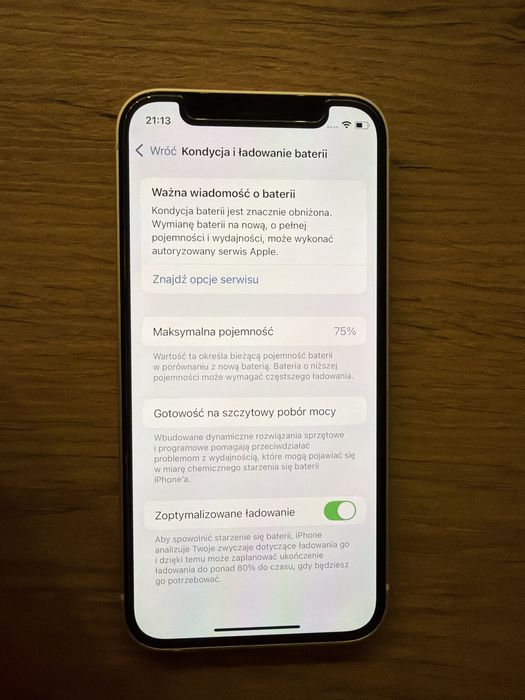 Biały Apple Iphone 12 mini 64GB idealny stan, bateria 75