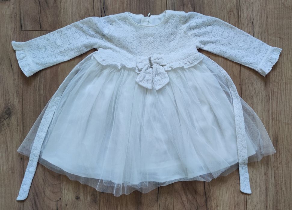 Daga sukienka dla dziewczynki rozmiar 80