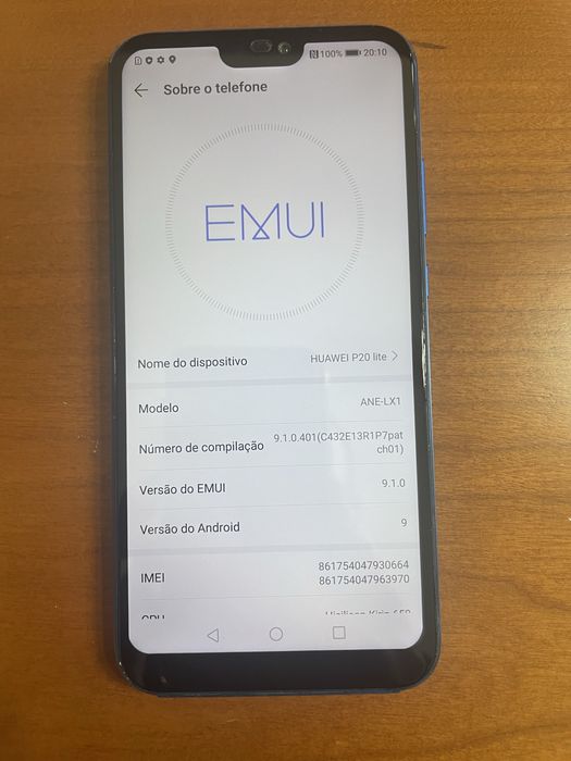 Huawei P20 lite  4/64gb