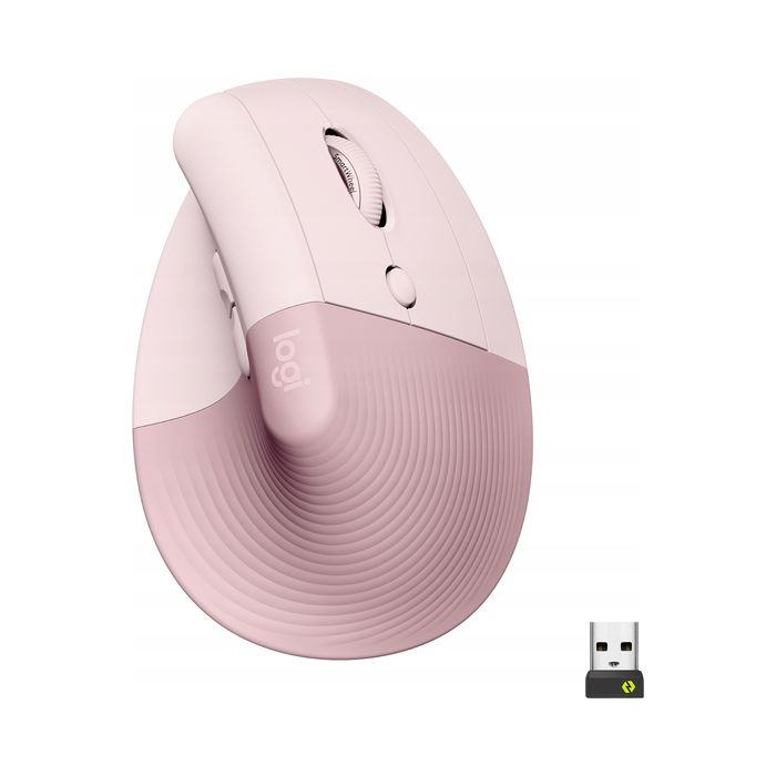 outlet myszka bezprzewodowa logitech lift różowa