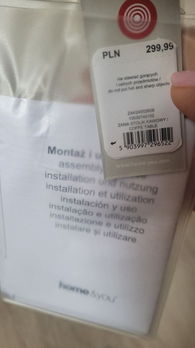 Stolik kawowy Home&You nowy z metką