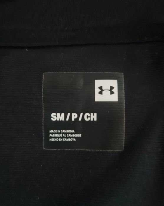 Bluza Under armour Rozmiar S Czarna Oryginalna Logo