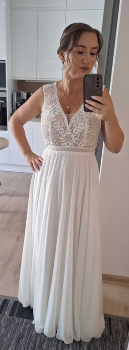 Suknia ślubna Herm's Bridal model Garrida Ecru