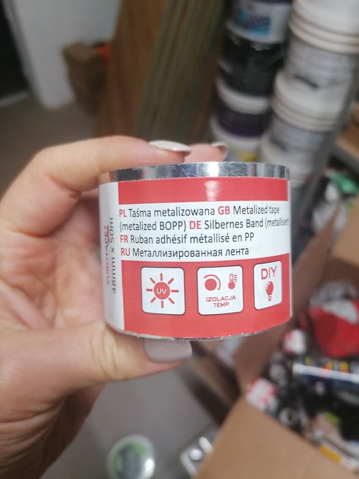 Euro tape pro 43mmx50m taśma metalizowana