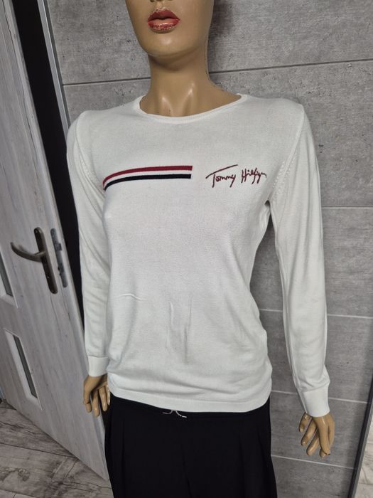 Sweterek damski Tommy Hilfiger biały XXL