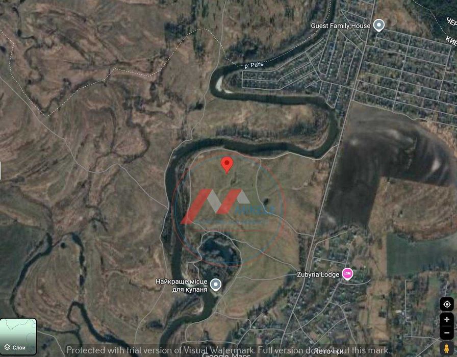 Без% ділянка 0,12 га під забудову с. Літочки Броварський район