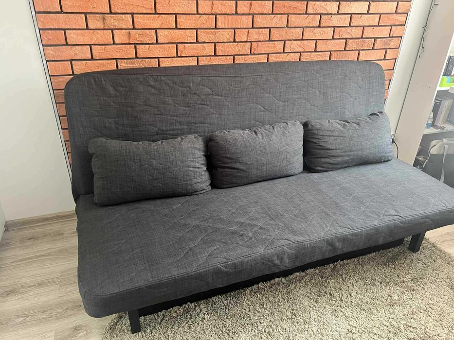 Sofa 3-osobowa, rozkładana, model NYHAMN, Ikea