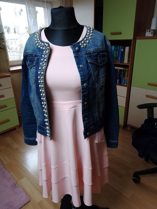 Sukienka wesele studniówka półmetek piękna M