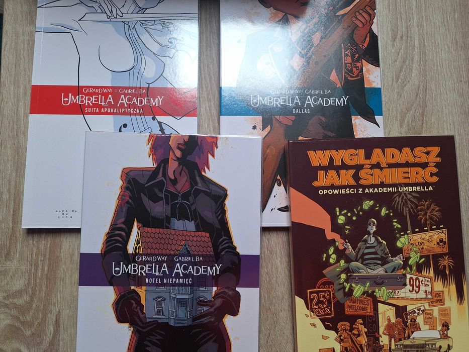 Umbrella Academy tom 1, 2, 3 Opowieści z Akademii Umbrella Wyglądasz..