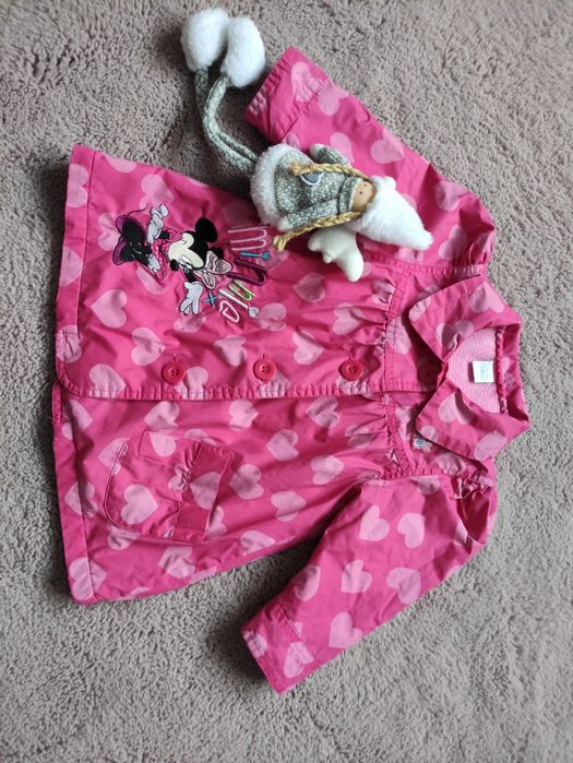 Płaszcz, kurtka jesienna, wiosenna Minnie, Disney