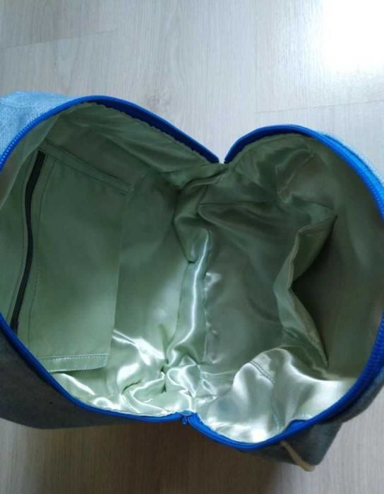 Стильний джинсовий рюкзак HadWan.  В наявності.