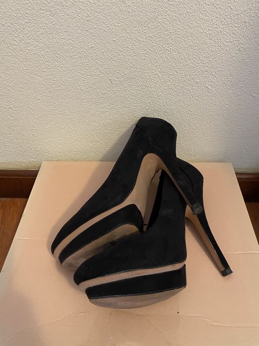 Sapato alto preto