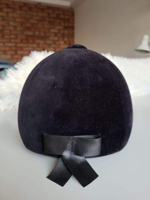 Kask jeździecki Fouganza aksamit M/55
