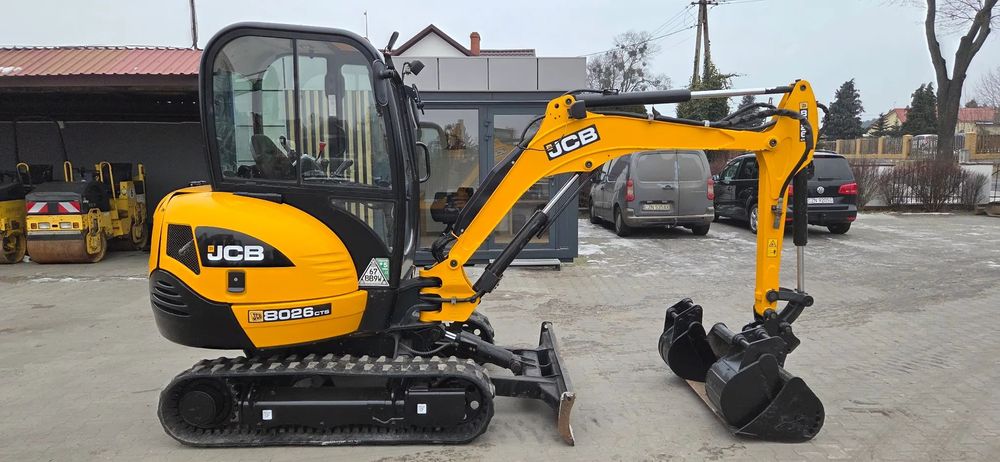JCB <<Minikoparka JCB 8026CTS, 2021 rok, tylko 1400mtg, 3 łyżki>>  <<Minikoparka JCB 8026CTS, 2021 rok, tylko 1400mtg, 3 łyżki>>