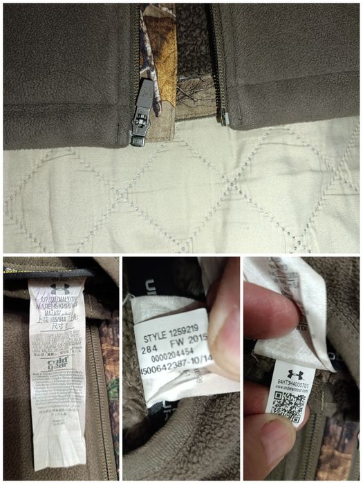 Оригинальная флисовая куртка от Under armour sherpa р.M 50