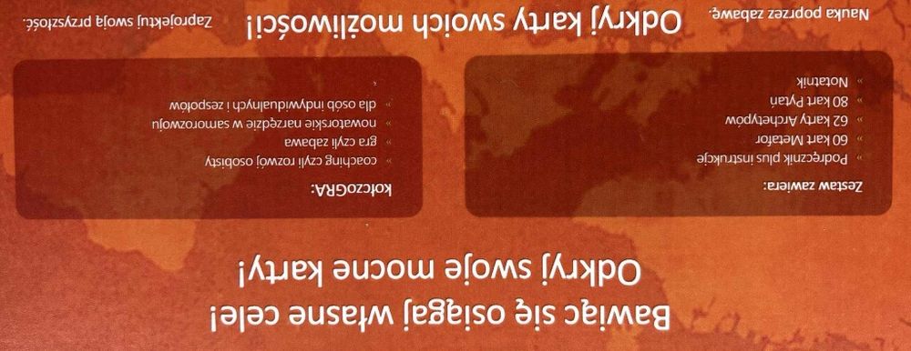 Gra coachingowa „Sto map do celu” Bennewicz, Nowa! Unikat! Coaching,
