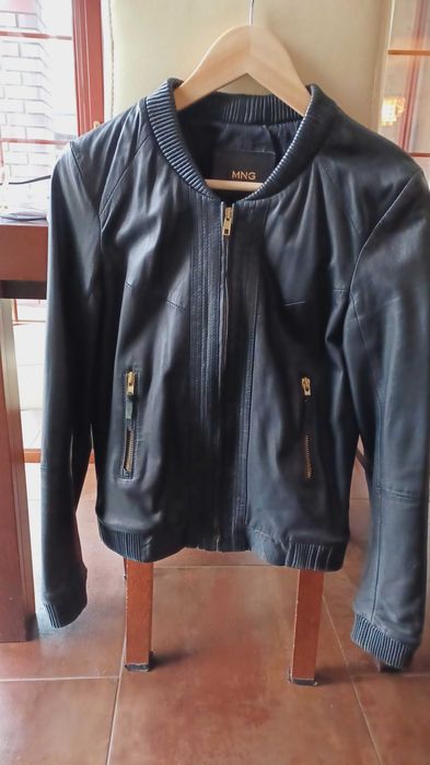 Kurtka skóra naturalna Mango S