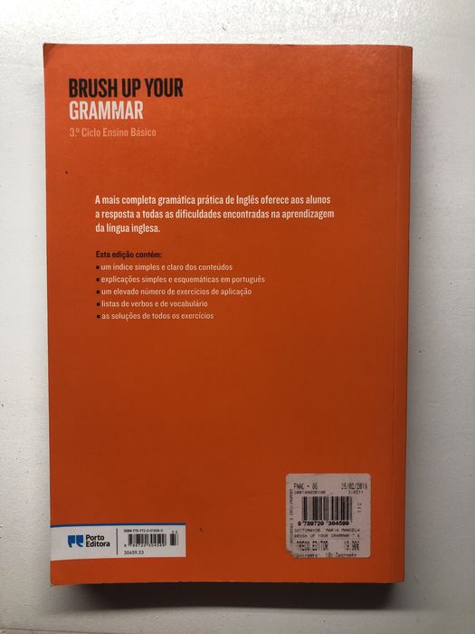 Livro de treino de inglês