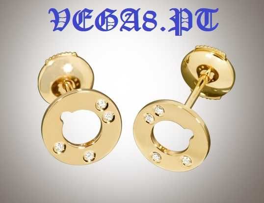 Brincos Assinados DinhVan; Representante -David Rosas- Alta Joalharia