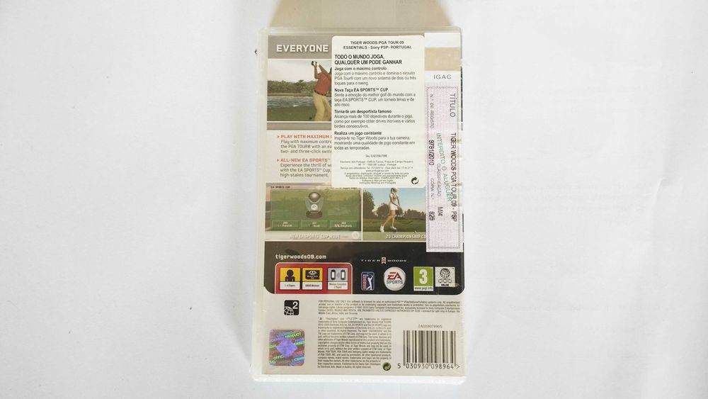 PSP - Tiger Woods PGA Tour 09 - SELADO