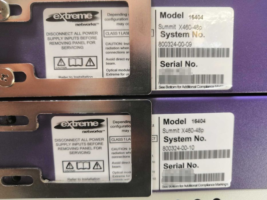 Switch Extreme Networks-Summit X460-48p POE Stack 48 портів світч