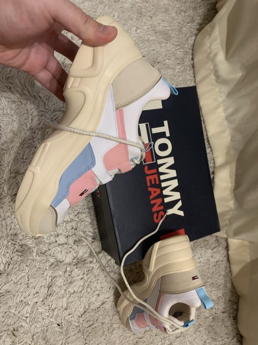 Новые Кожаные Женские Кроссовки Tommy Hilfiger 37(Покупались 7499)