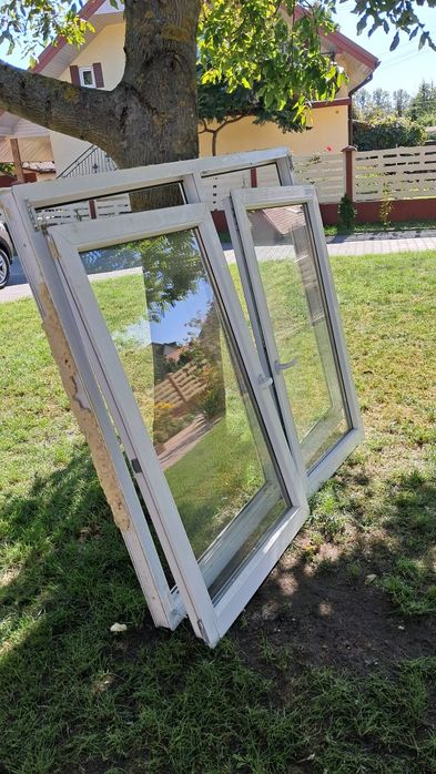 3szt okien + okno balkonowe