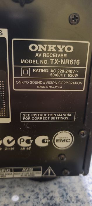 Onkyo TX-NR616 black