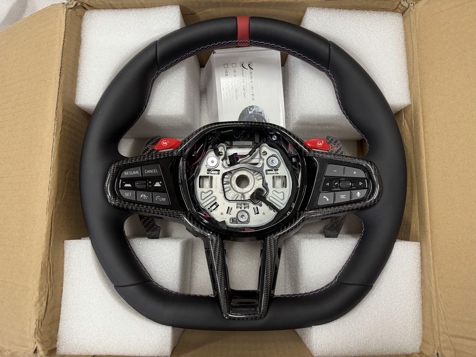 BMW M-пакет кермо LCI G Series, руль з подушкою airbag, карбон, M1, M2