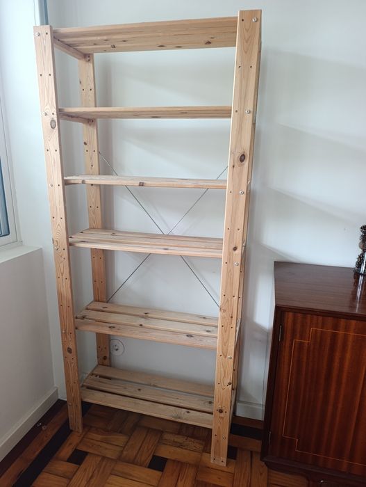 Estante Madeira IKEA HEJNE (6 prateleiras)