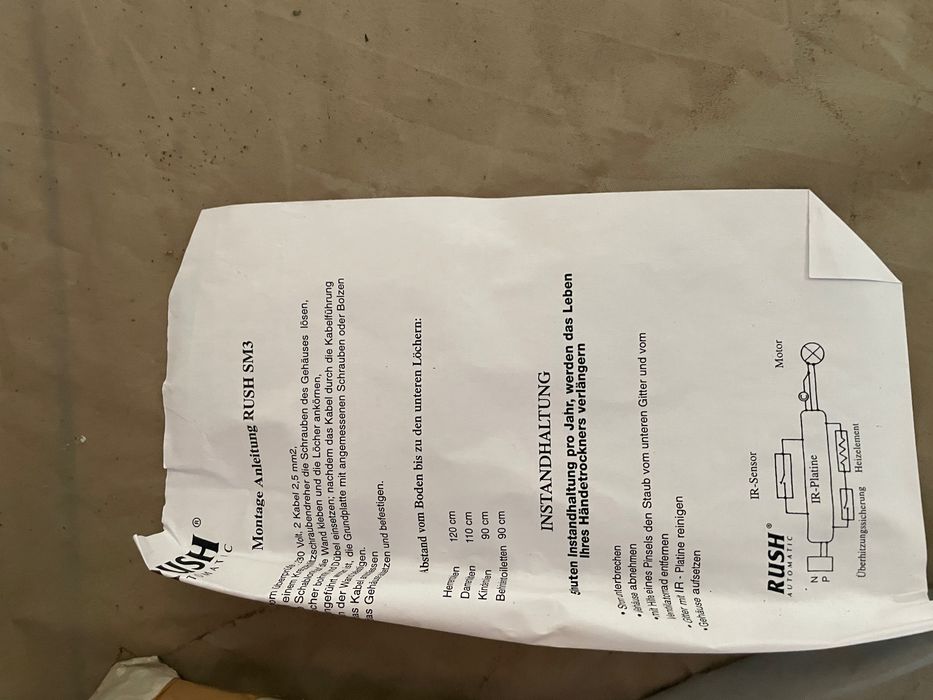 Secador de mãos automático NOVO