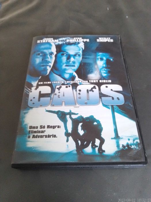 Dvd CAOS Filme Jason Statham Ryan Wesley Snipes Tony Giglio Legds PORT